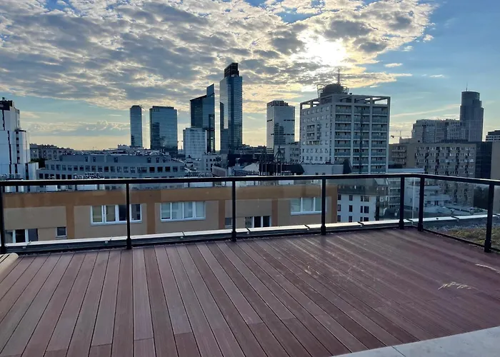 Sienna 65 - Taras Na Dachu Z Panorama 360 Na Warszawe -Roof Terrace With A Beautiful View - Prywatny Balkon - Private Balcony - Better Rental